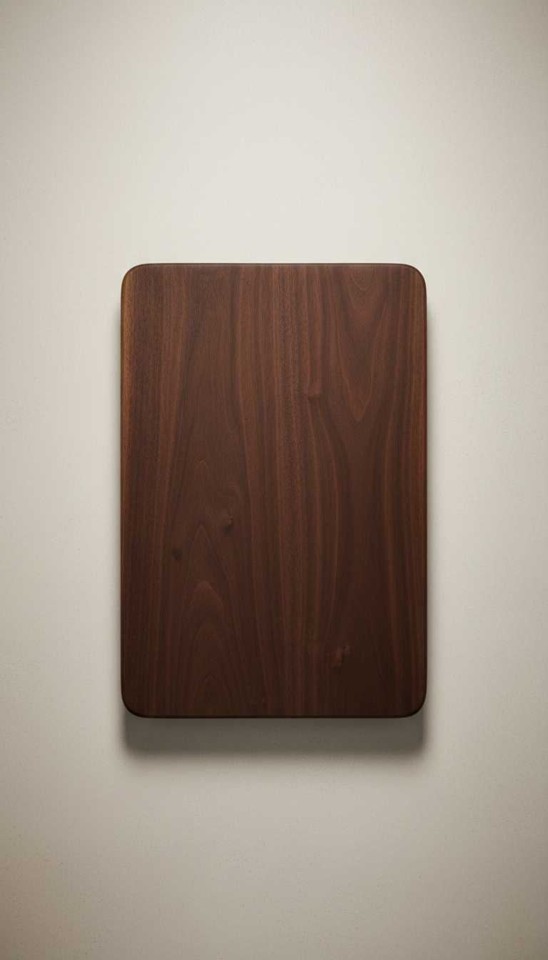 Dark Walnut Serving Board With Handle