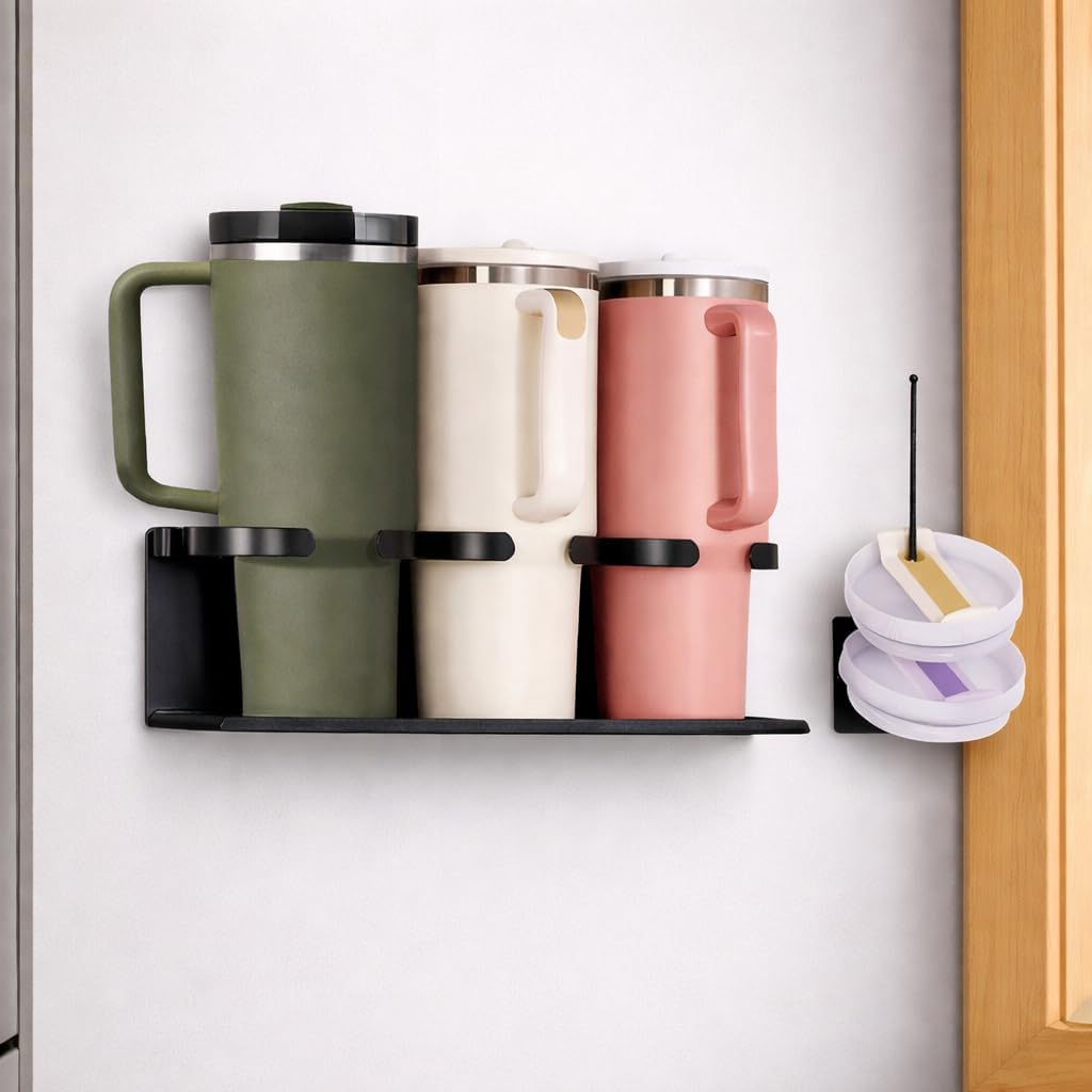 Fiber Steel Magnetic Stanley Cup Holder for Fridge