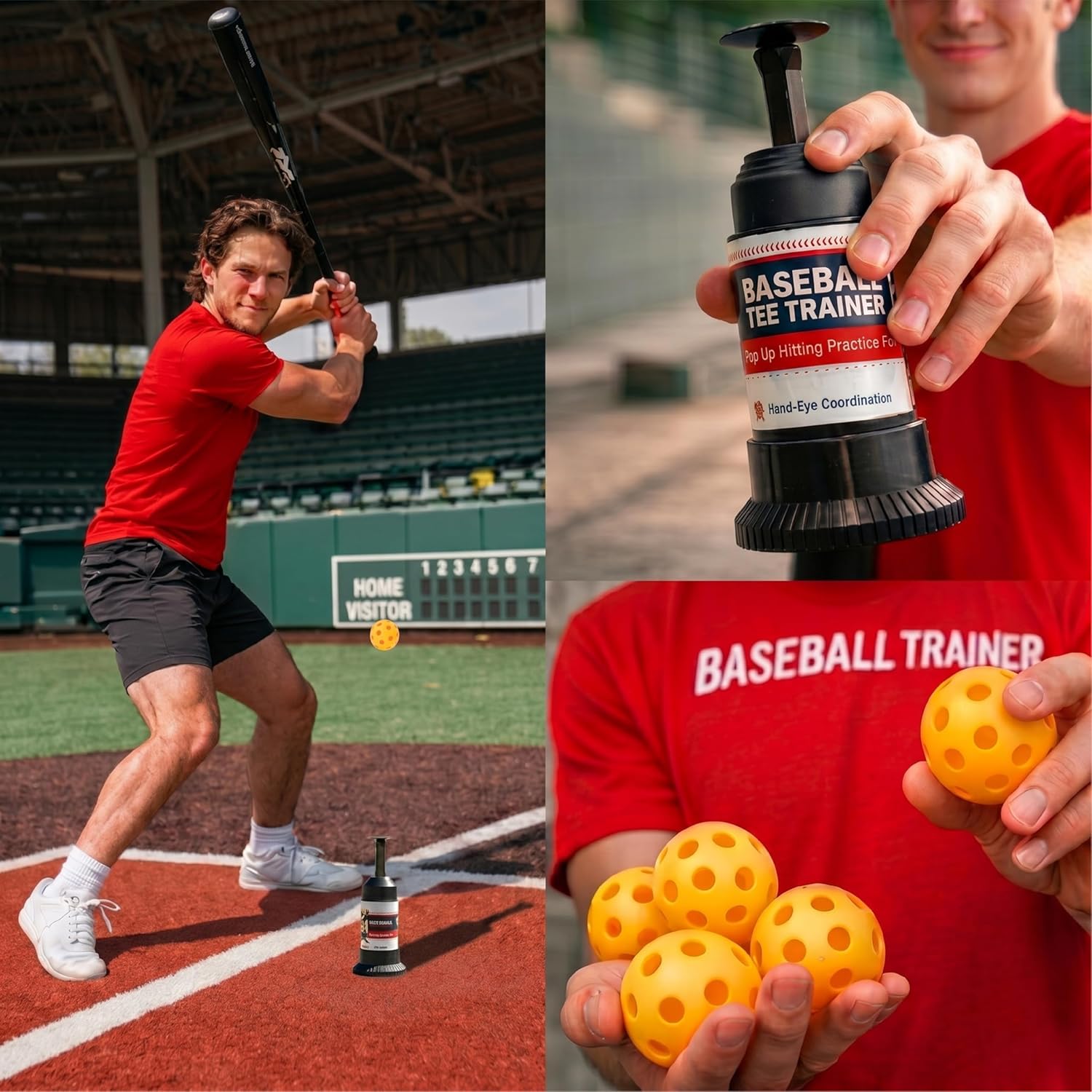 Baseball Tee Trainer Popper